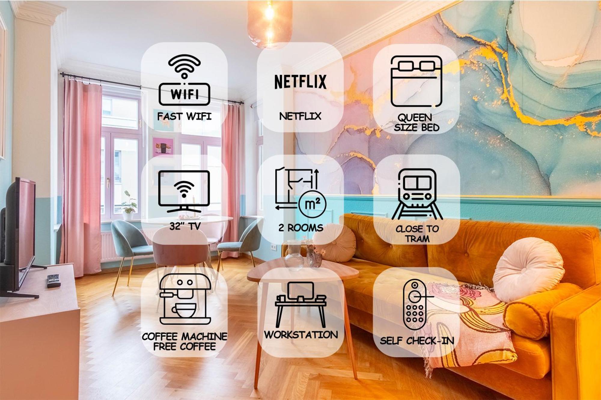 Colorful, Working Place, Netflix, Sight Seeing Лайпциг Екстериор снимка